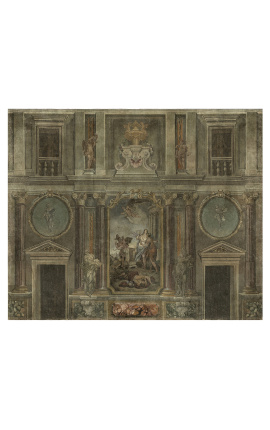 Panorama tapet barok "Kunsten" nr. 1" - 3,66 m x 3 m