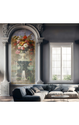Panoraamiset taustat "Kukkia" n:o 1 - 280 cm x 120 cm