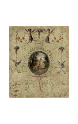 Panoramatická tapeta "Arabesky k angelotům" - 236 cm x 200 cm