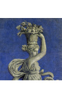 Papier peint panoramique "Grisaille Empire" n°1 - 283 cm x 150 cm