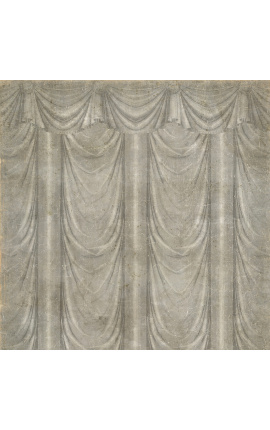 Papel pintado panorámico "Drape beige" - 350 cm x 200 cm