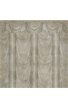 Panoramabehang Drape beige - 350 cm x 200 cm