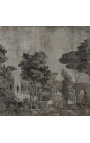 Erittäin suuri panoraaman taustakuva "Grisaille" - 900 cm x 260 cm