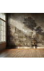 Very large panoramic wallpaper "Grisaille" - 900 cm x 260 cm