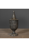 XIXth century - style black marble pharmacy pot