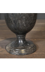 Pot à Pharmacie en marbre noir de style XIXème