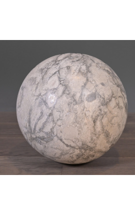 Sphere in marble gris et blanc - veľkosť XL