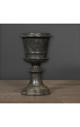 Copa de marbre negre estil segle XVIII