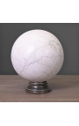 Sphère en marbre blanc - Taille XL