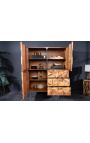 High Sideboard "Meilen" rosenholz mit muster 3