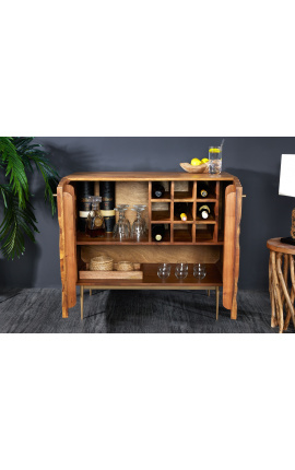 Bar kabinet &quot;Miles&quot; rosewood mintával 3d