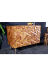 Barskåpet Miles rosewood med mønster 3d