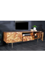 TV cabinet "Miles" rosewood with pattern 3d