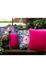 Cushion dreptunghiular de culoare catifea fuchsia 35 x 45