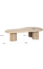 Table basse 150 cm SARAH en travertin