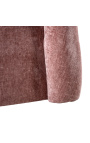 Stor BENJI design 1970 fåtölj i texturerad rosa sammet