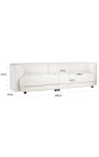 3-Sitzer-Sofa "Phebe" Design Art Deco in grünem Samt