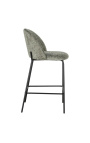 Bar cadira "Alia" disseny de vellut de farigola amb peus negres