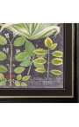 Дългоъгълна гравировка в цвят "Впечатляваща растителност" - Модел 3