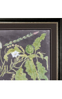 Černé, obdélníkové a barevné rytiny "Velkolepá vegetace" - Model 1