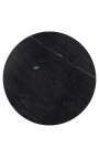 HERMIA sidebord med sort marmor og gylden messing på stativ