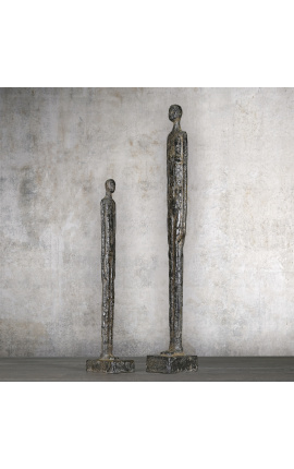Ensemble de 2 reproductions en métal couleur bronze 