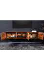 TV pritrjena omara "Milje" rosewood z vzorcem 3d
