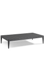 Grande tavolino "AEREO" colore grigio alluminio