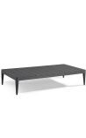 Grande table basse Aérien de couleur gris en aluminium