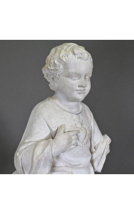 Large statue in fragment version of the child Jesus
