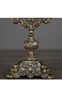 Metalni relikvijar u stilu restauracije brončane boje