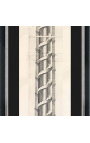 Grande gravure de la colonne Trajane (vue intérieure) avec cadre noir et argenté