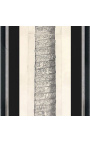 Grande gravure de la colonne Trajane (vue extérieure) avec cadre noir et argenté