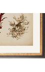 Королевская прямоугольная гравировка в коралловом цвете - Модель 2 - 50 cm x 40 cm
