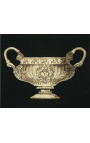 Gravure rectangulaire horizontal avec vase XIXème - Modèle 3 - 50 cm x 40 cm