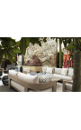 sofa 3-osobowa "Aruba" barwa tkaniny i aluminium