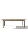 Stort utdragbart matbord "Nai Harn" Aluminium av mörk färg