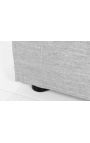 Rør sofa 255 cm Høy grå lin
