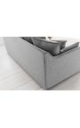 3-Sitzer-Sofa CELESTE graues Leinen