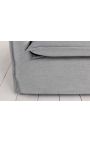 3-Sitzer-Sofa CELESTE graues Leinen