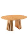 Uitbreidbare eettafel PARMA 120-160-200 cm oak