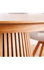 Uitbreidbare eettafel PARMA 120-160-200 cm oak