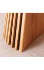 Extendable dining table PARMA 120-160-200 cm oak