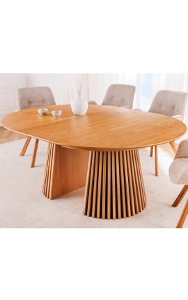 Förlängbart matbord PARMA 120-160-200 cm oak