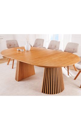 Uitbreidbare eettafel PARMA 120-160-200 cm oak