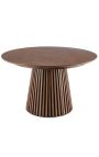 Extendable dining table PARMA 120-160-200 cm dark oak