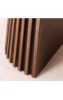 Išplėstinis valgomojo stalo PARMA 120-160-200 cm tamsus ąžuolis