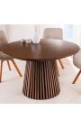 Taula de menjador extensible PARMA 120-160-200 cm roure fosc