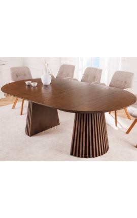 Εκτεταμένο τραπέζι PARMA 120-160-200 cm μαύρη βελανιδιά