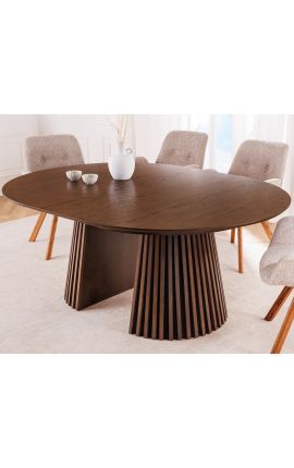 Förlängbart matbord PARMA 120-160-200 cm mörk ek